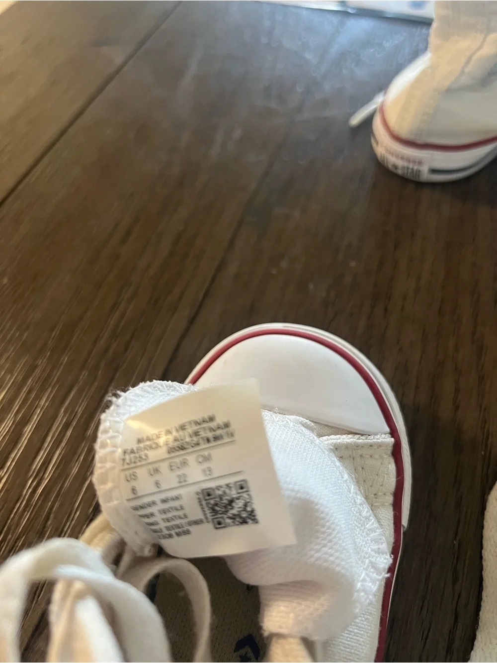 CONVERSE ALLSTAR HI OPTICAL WHITE CANVAS Toddler